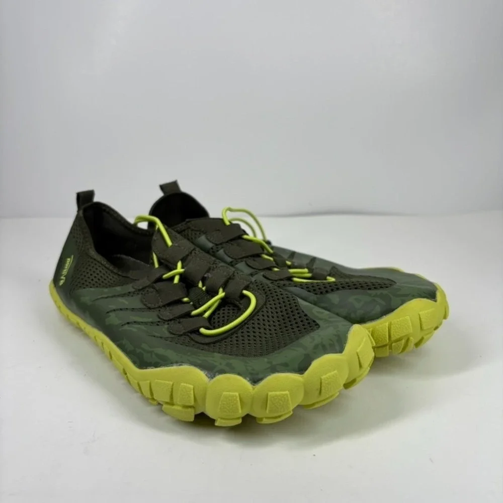 NORTIV 8 Big Kids Youth Size 5 Army Green Barefoot‎ Quick-Dry Water Aqua Shoes